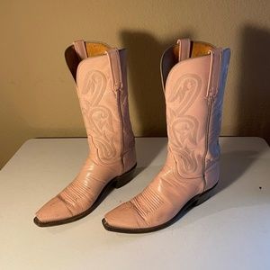 Lucchese 1883 Pink Cowgirl Boots